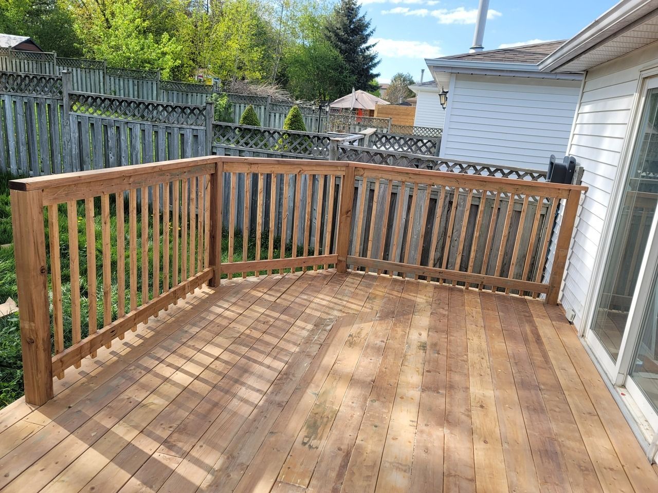 wood deck